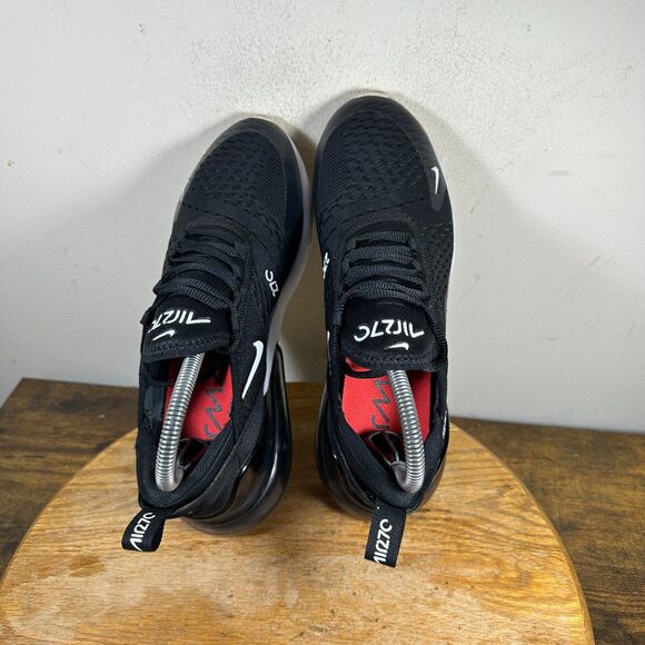 Nike Air Max 270 Women's Size 8.5 Black White Shoe Sneakers AH6789-001 - Picture 6 of 9